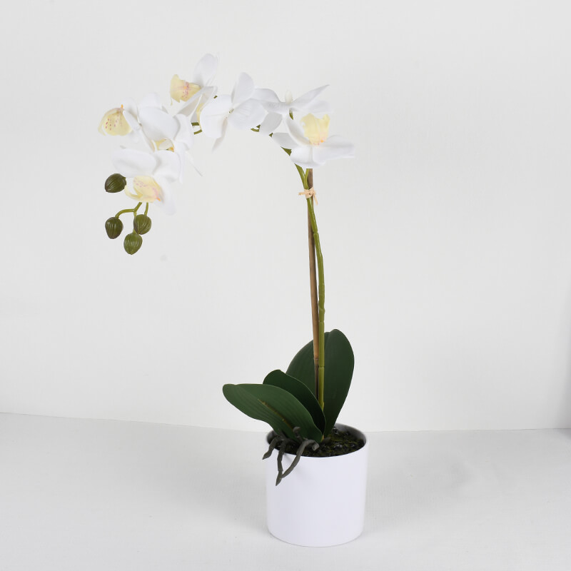 Home Wedding Decor Artificial Potted Flower Phalaenopsis3